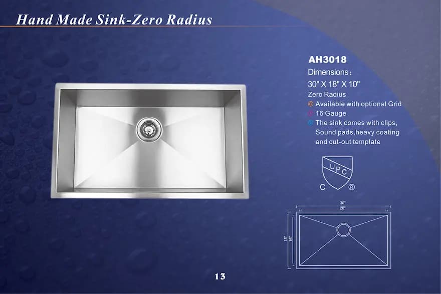 Sink model 13